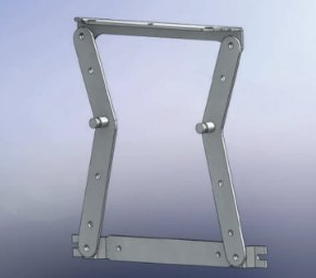 Durable Z Mechanism for Adjustable Bed and Backrest Support
