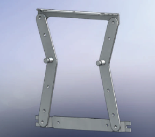 Durable Z Mechanism for Adjustable Bed and Backrest Support