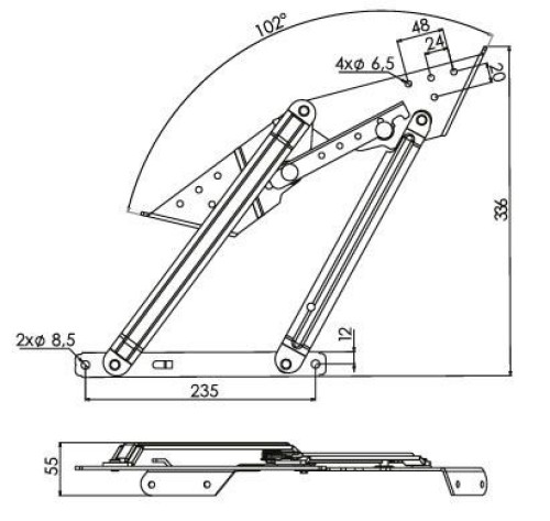 Hilal Furniture Mechanism High Quality Adjustable Mechanism for Sofas