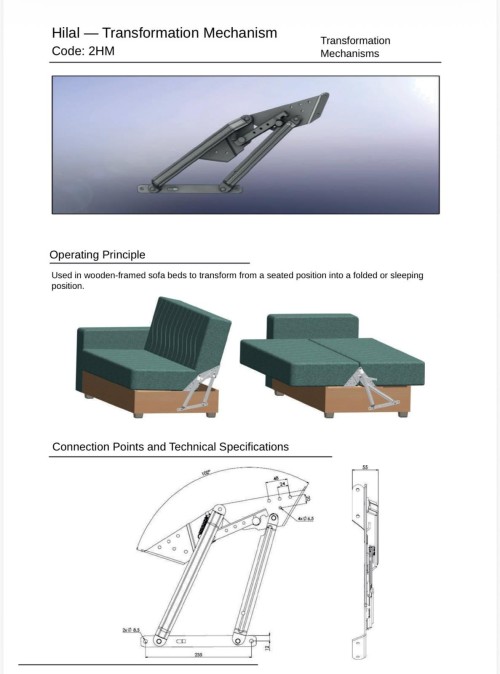 Hilal Furniture Mechanism High Quality Adjustable Mechanism for Sofas